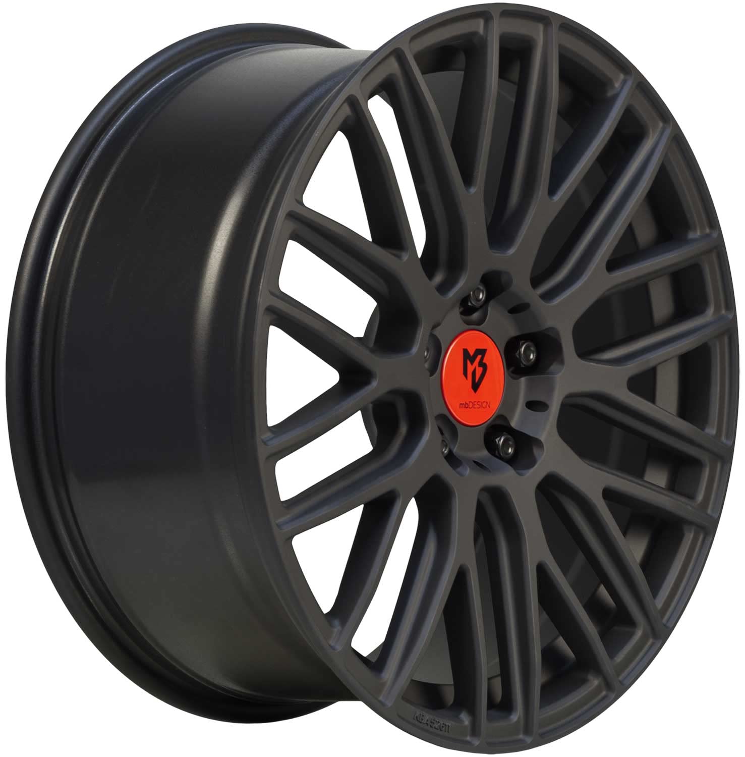 4 cerchi MB Design KV4 9.0Jx20 ET20 5x112 nero opaco compatibile con Porsche Macan