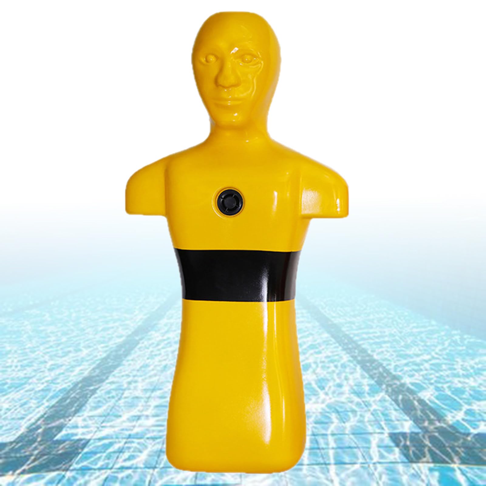 Mannequin d'entraînement au sauvetage aquatique, modèle simulé de noyade, remplissage et drainage rapides, 50 kg pour entraînement personnel et institutionnel