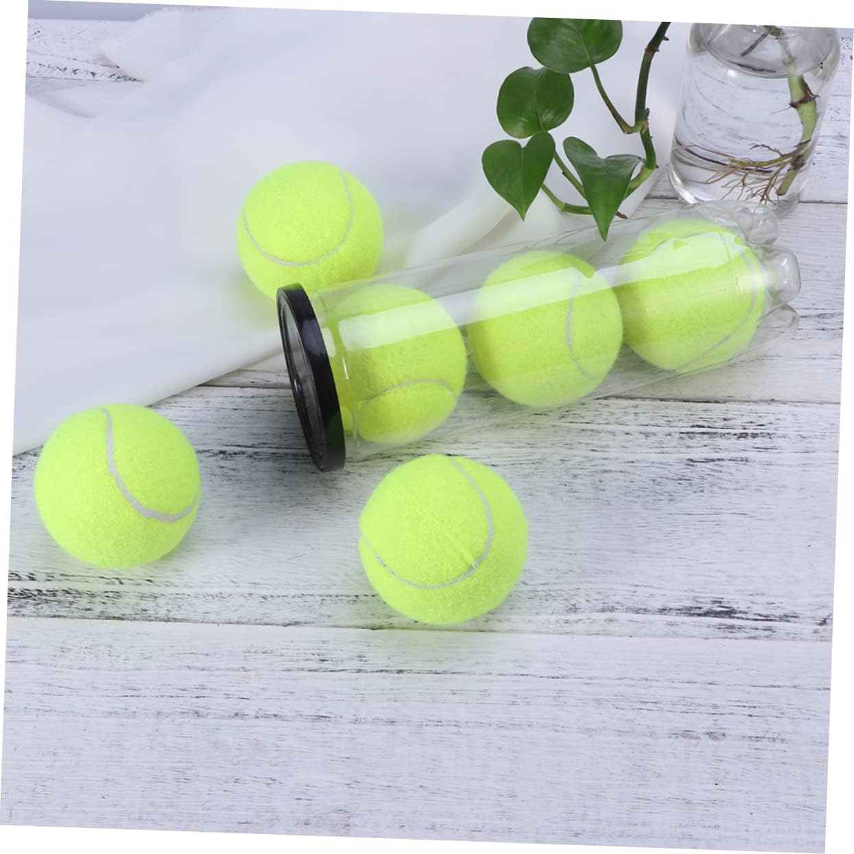 Transparent Tennis Ball Holder Bottle Sports Supply for Tennis Balls Convenient Storage Container
