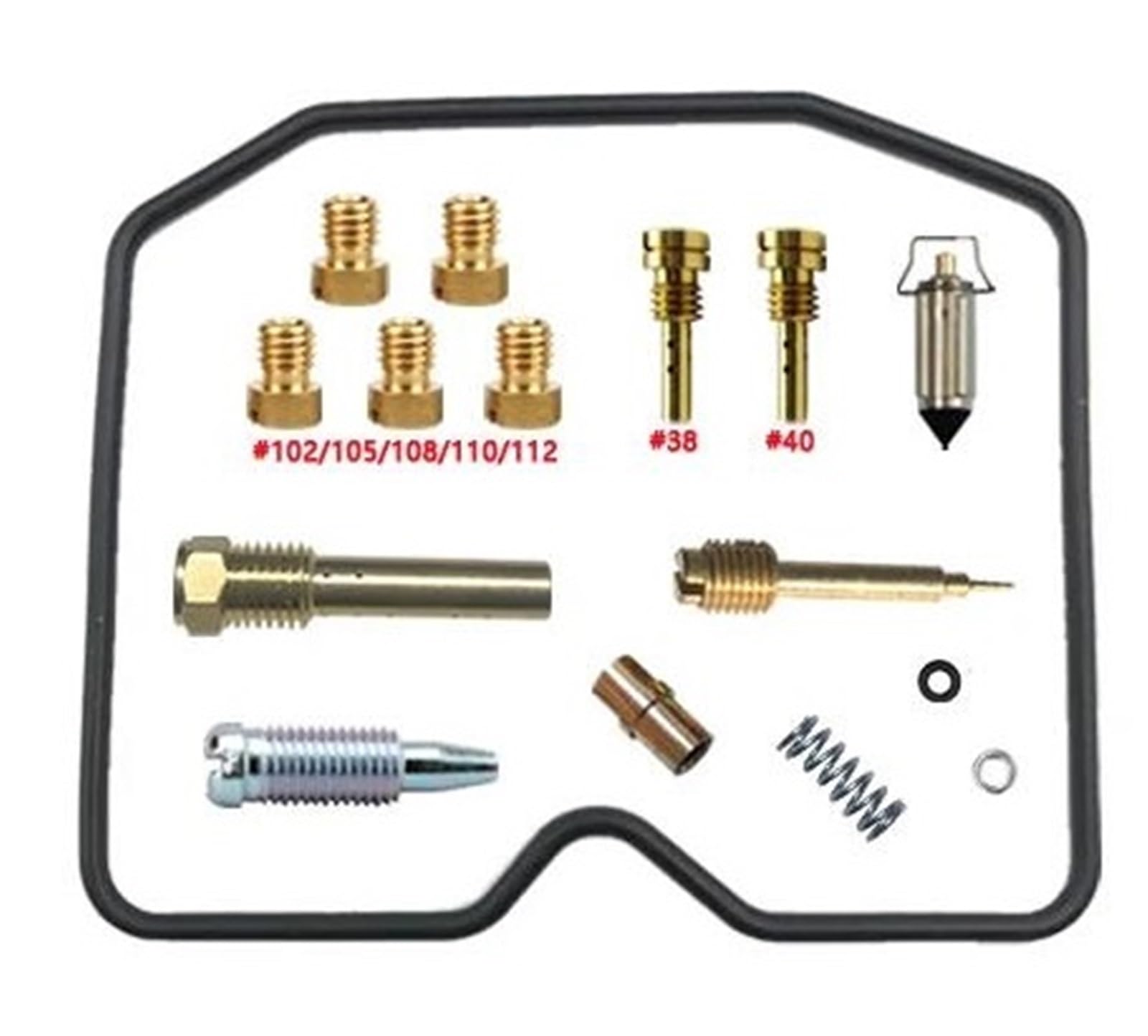 Vergaser-Reparatursatz Für Motorrad – Passend Für Kawasaki ZZR250, ZX-250, GPX-250R, EX250H
