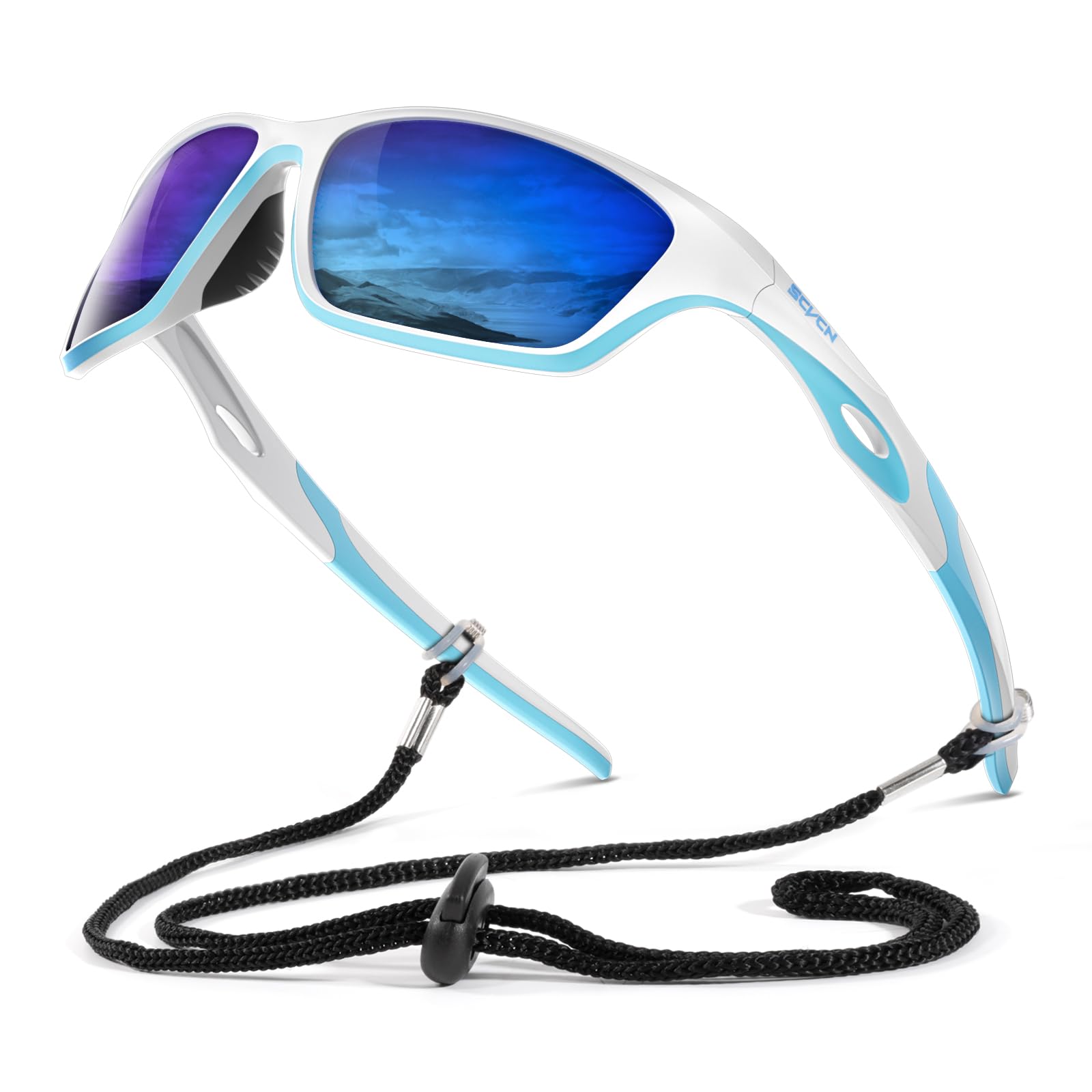 SCVCN Gafas Polarizadas Deportivas Para Hombres y Mujeres - Protección UV400 para Ciclismo, Pesca, Golf, y Conducción