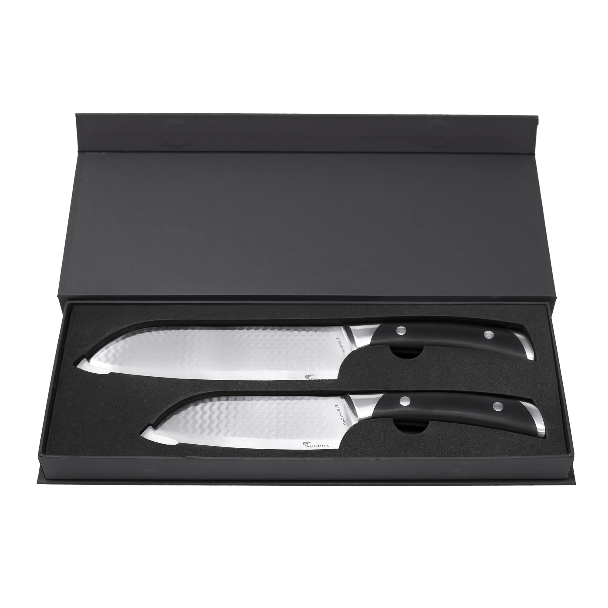 Amazon.com: Kalorik SAK 47787 Cobra 2-Piece Knife Set: 5” Santoku
