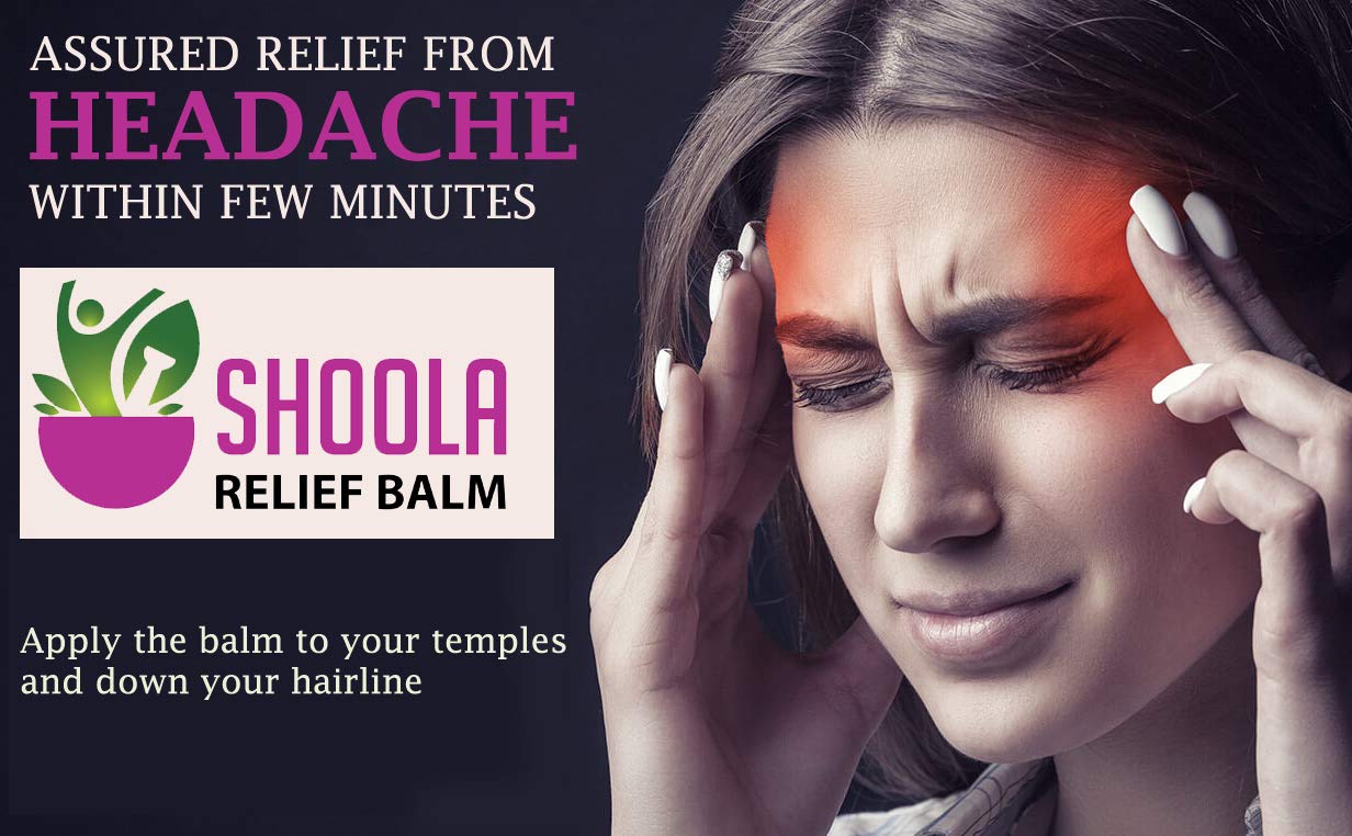 Buy SHOOLA Pain Relief Balm for Headaches Joint Pain Arthritis Back