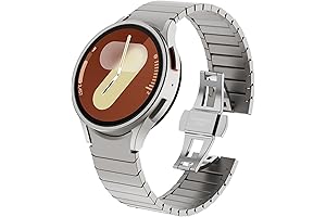 Samsung Galaxy watch5 Pro Titanium Band (45mm) - Solid Stainless Steel Metal...