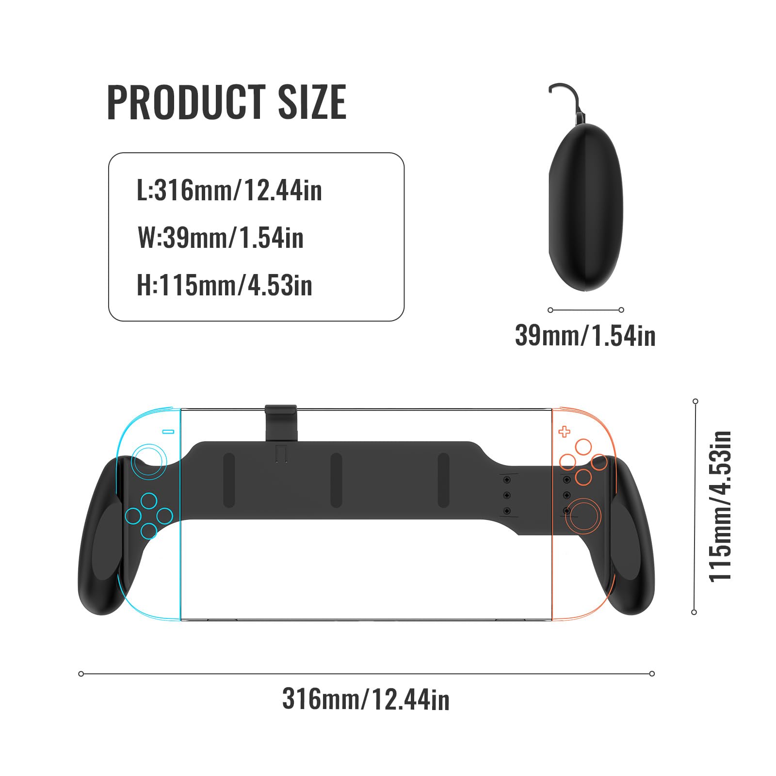 Amazon.com: XinGeeek Comfort Handheld Grip for Switch/Switch2