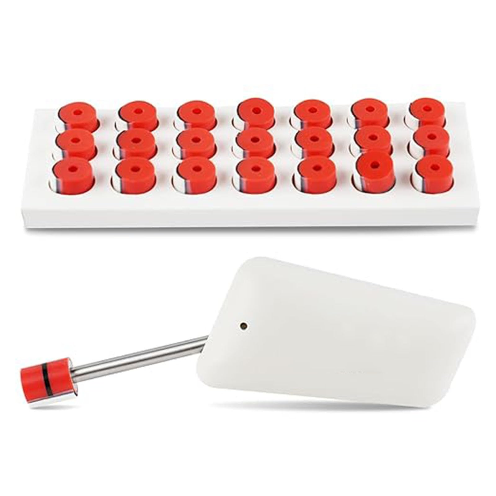 GYKOZY Sharpness Tester for Toys and Industrial Use, Includes Test Cap Kits for Standard Testing and Burr Edge Evaluation, Reliable Sharpness Measurement Tool