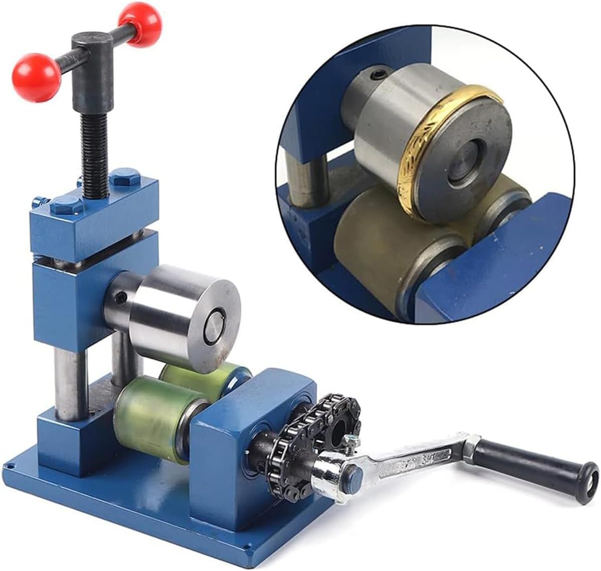 Hand Crank Loop Bracelet Bending Machine, Portable Loop Bending Tool, Manual DIY Jewelry Ring Earring Bending Machine, Multi-Function Jewelry Maker