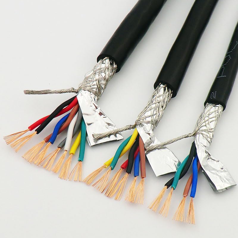 Cavo a doppino intrecciato schermato in rame privo di ossigeno | Automazione della strumentazione audio di comunicazione 4/6/8 Core 0,75 mm2(8 core 0.75mm2)