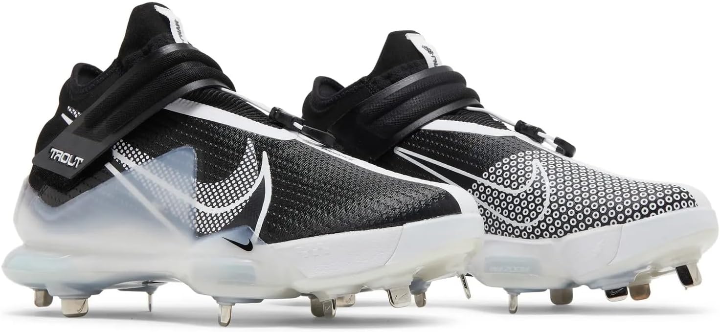 Nike Force Zoom Trout 7 Men's Baseball Cleats 'Black White' (Cl3134-005) - Size 13 - Image 4