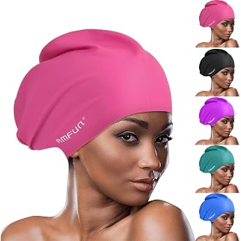 Swimming Cap for Long Hair Extra Large Bathing Cap Women Women and Men for Dreadlocks Hair Extensions Braids