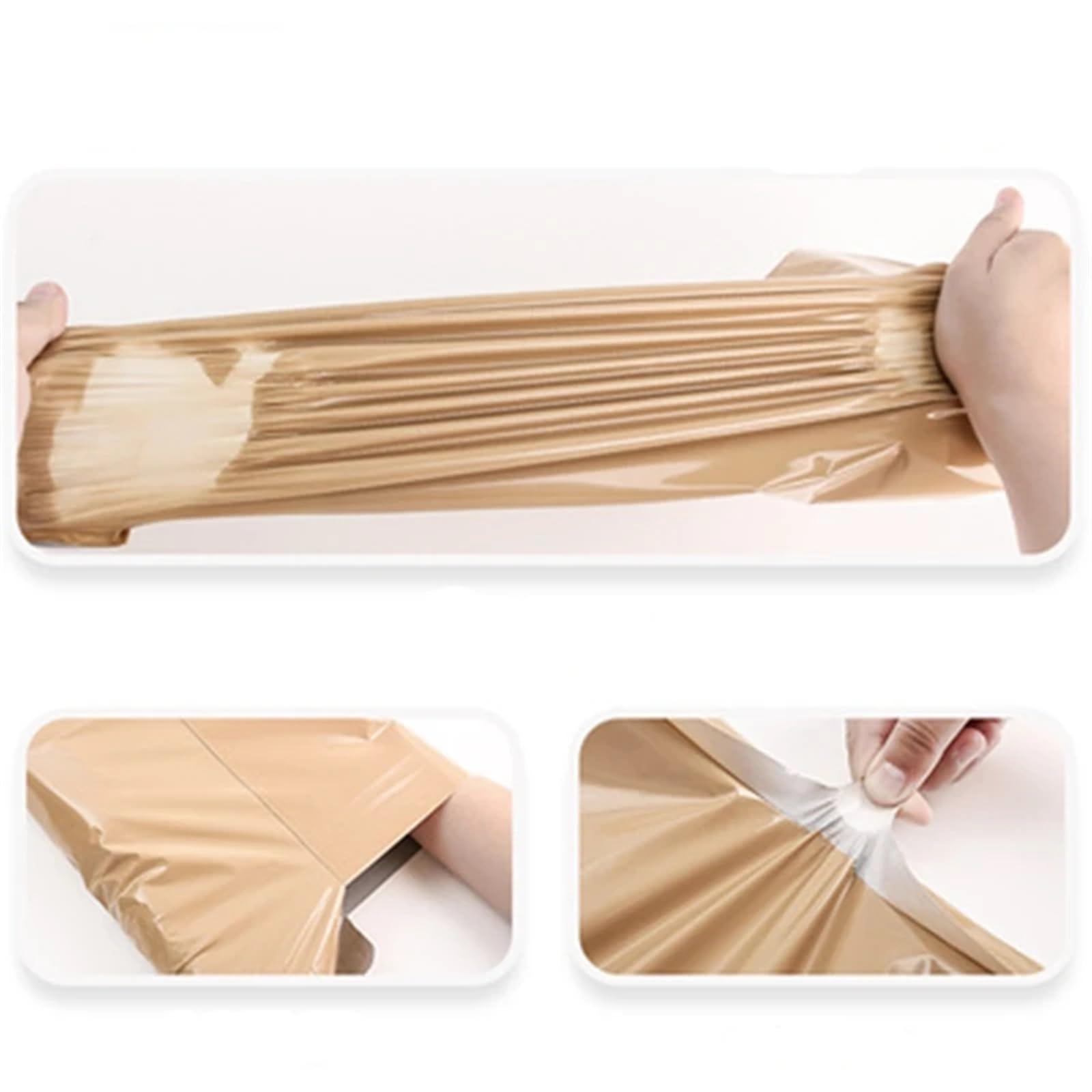 Torby kurierskie PE 50 szt./partia, 12 drutów, woreczek na prezenty, samoprzylepna koperta plastikowa, torby do pakowania, wodoodporna torba do przechowywania(45x60cm 50pcs)