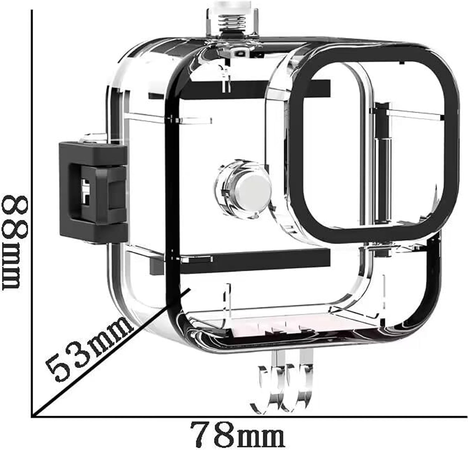 Waterproof Case for GoPro Hero 11,Protective Underwater Diving Shell for GoPro Hero 11 Accessories