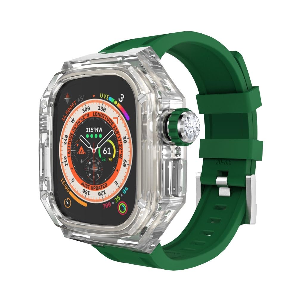 Ensemble de bracelets de montre intégrés transparents pour montre Apple - 8