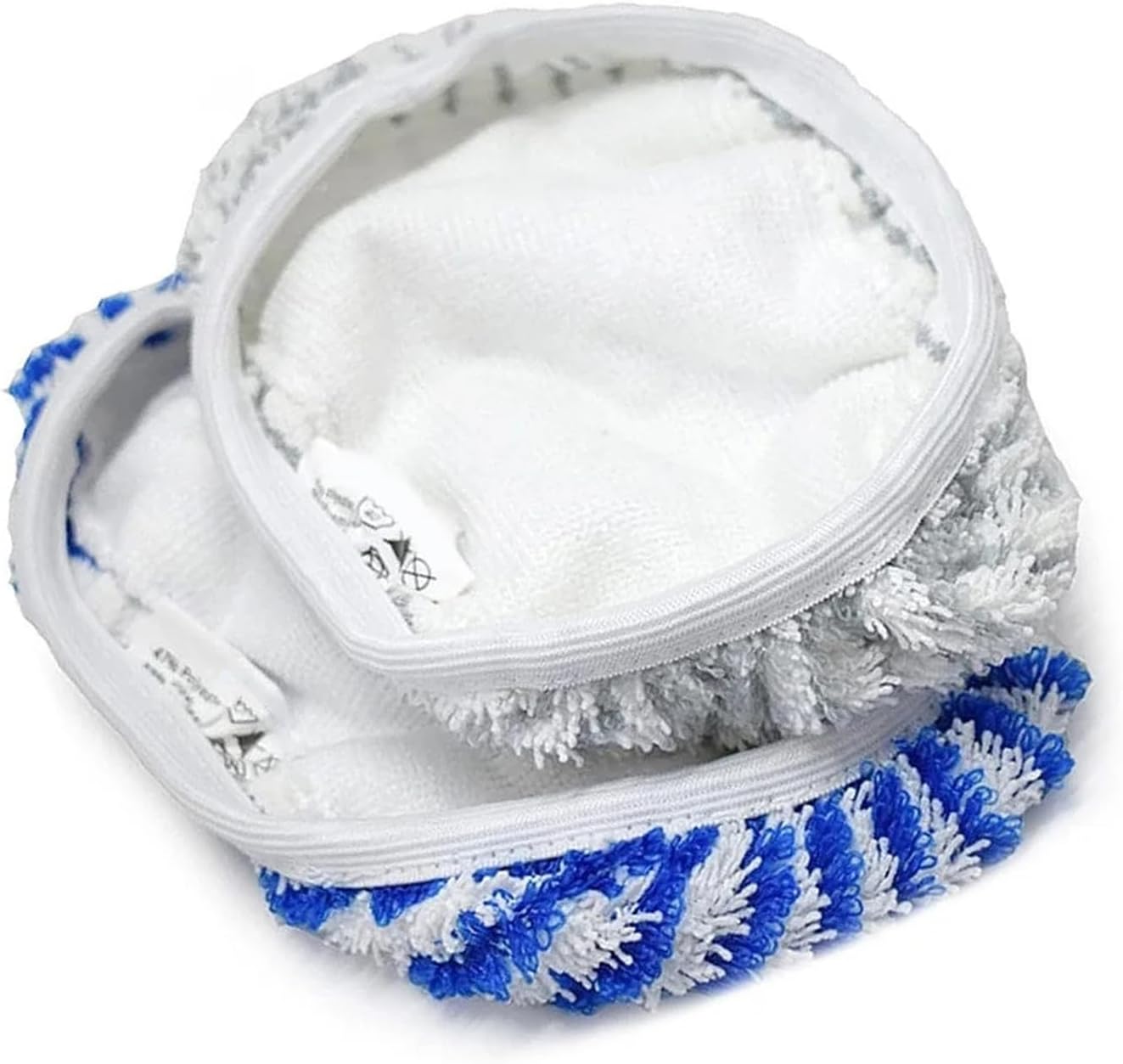 2PCS Microfiber Mop Cloth Replacement, Compatible For RY7517WH RY7535WH Steam Cleaner Accessories