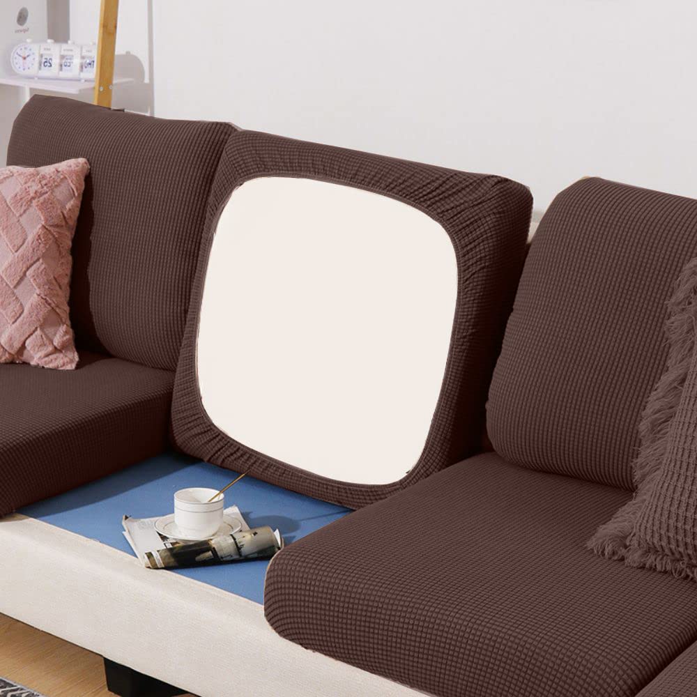 BOLUXIU Sofa Seat Cushion Cover - Elastic Stretch, Multiple Colors, Suitable for All Sofas