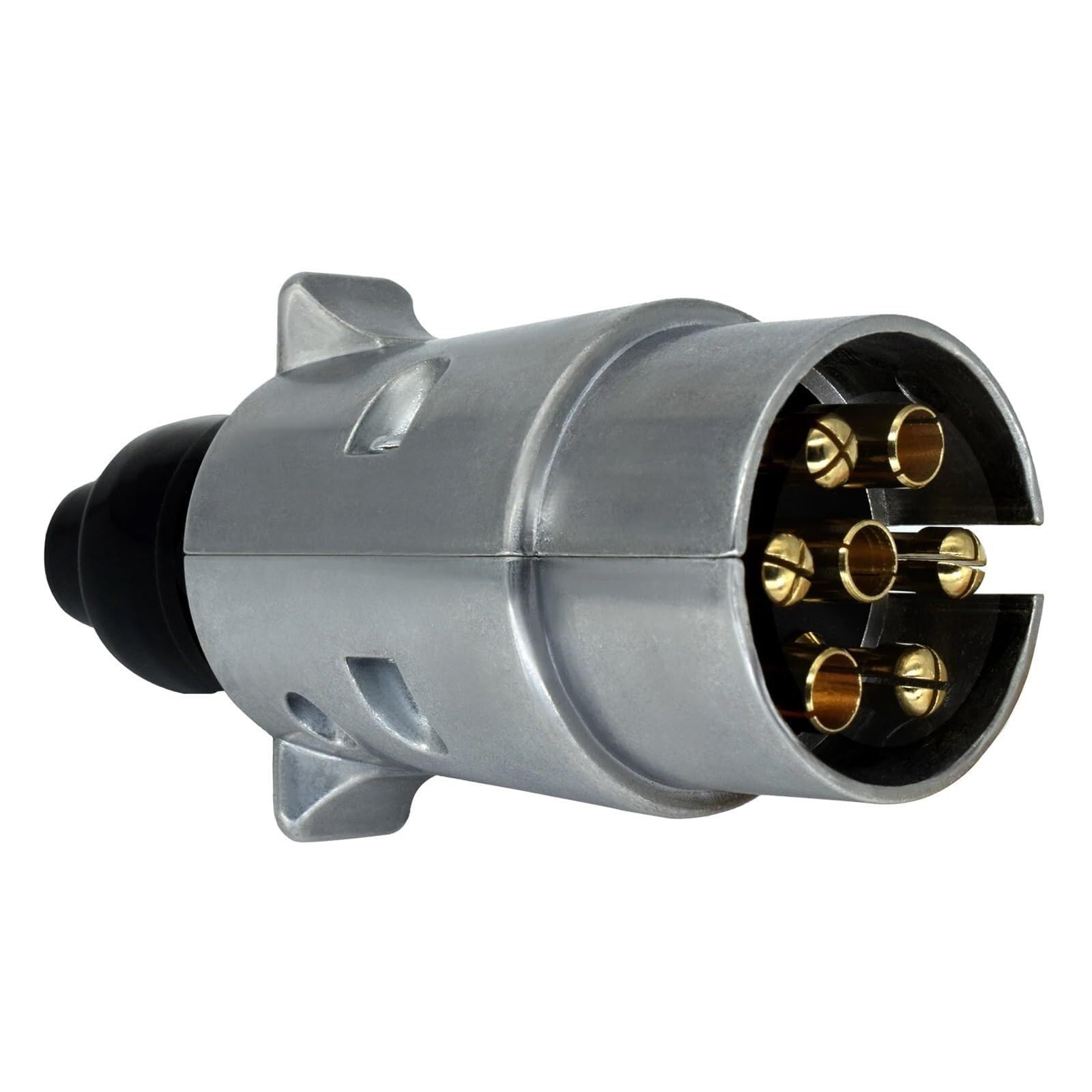 Akcesoria do 2 Szt. Jack Przyczepy 7-pinowy Adapter Złącza Elektrycznego 12 V Do Holowania Na kemping, wędrówki, podróże | Samochód, Ciężarówka, Stop Aluminium, Okablowanie