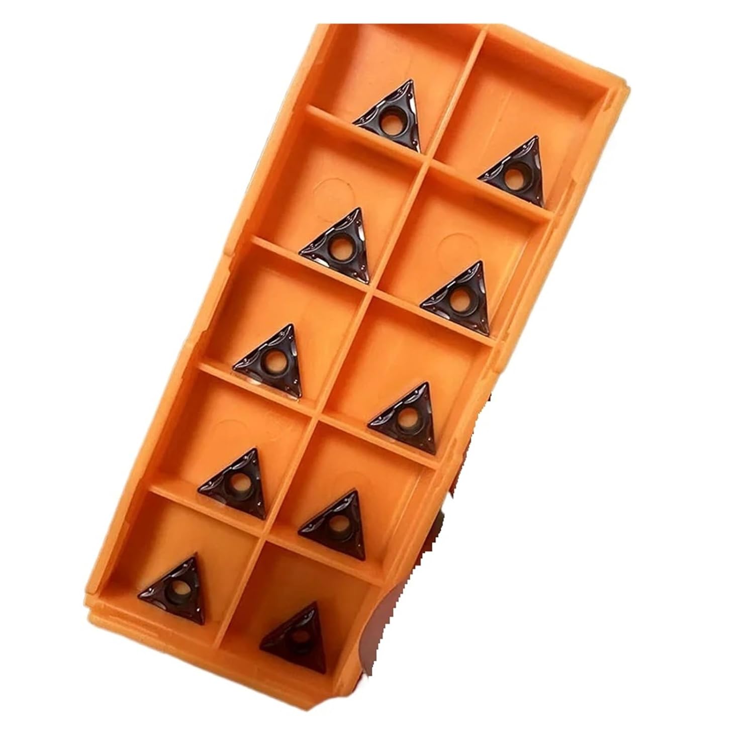 Lathe bits Cutter Inserts 10PCS TCMT110204-OTM OP1215 / TCMT110208-OTM OP1215 Carbide Turning Inserts for Steel/Stainless Steel(110208-OTM 1215)