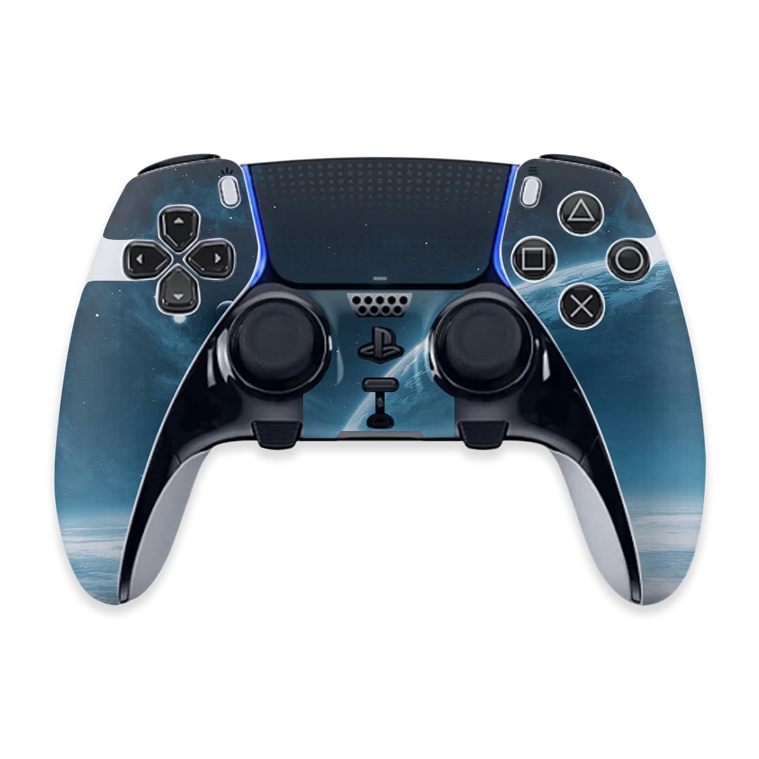 MightySkins Skin Compatible with PS5 DualSense Edge Controller - Outer Space | Protective, Durable, and Unique Vinyl Decal wrap Cover | Easy to Apply & Change Styles | Made in The USA