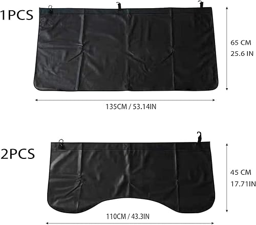 Miniatura 3 de Wonfly Juego de fundas magnéticas para guardabarros mecánico automotriz con ganchos, 3 unidades