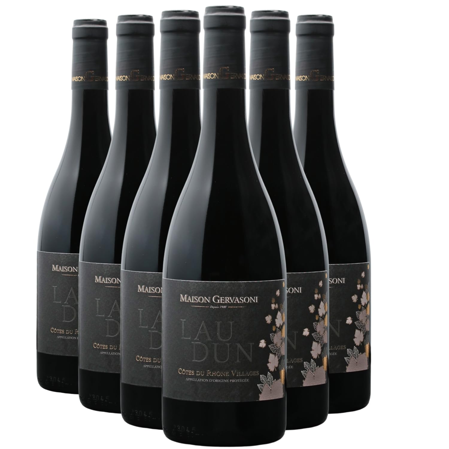 Côtes du Rhône Villages Laudun - Rouge 2023 - Maison Gervasoni - Vin Rouge de la Vallée du Rhône (6x75cl)