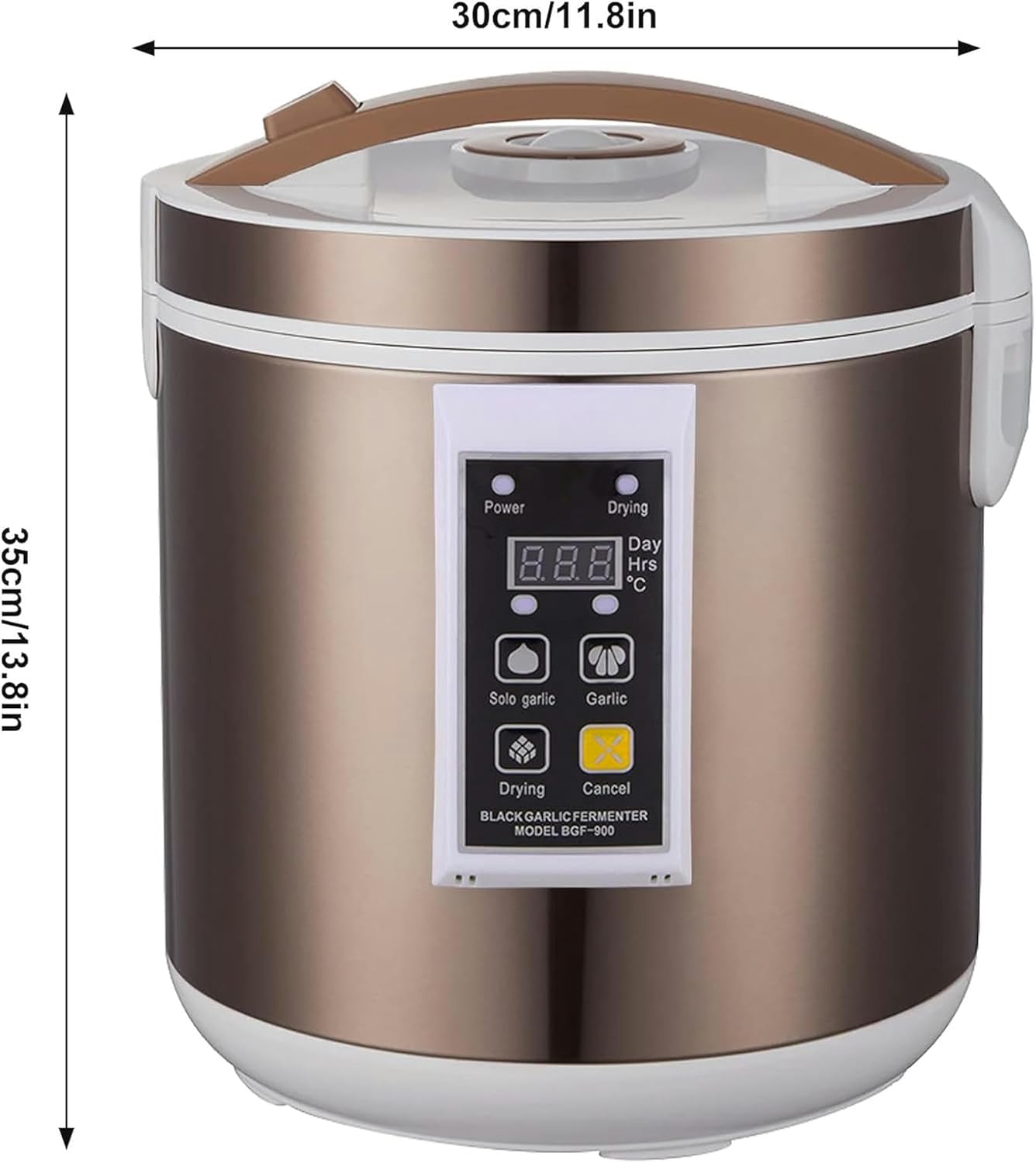 5/6L /7.5L Black Garlic Fermenter Electric Garlics Smart Fermentation Machine Automatic Zymolysis Zymosis Pot Natto Yogurt Maker (7.5L)