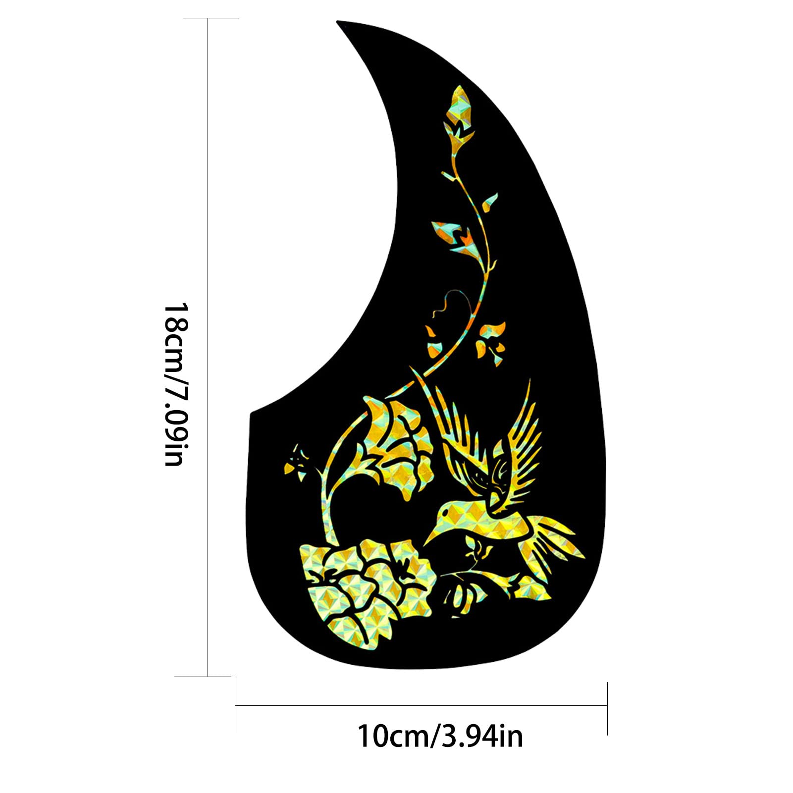 Scratch Plate Per Acustica Chitarra Bordo Di Protezione Per Battipenna Per Chitarra Acustica Sigillante A Conchiglia Colorata Intarsiato Con Accessori Per Chitarra A Conchiglia Colorata Battipenna Per