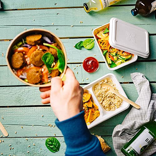 BIOZOYG Ciotola in cartone Kraft 650ml i 50