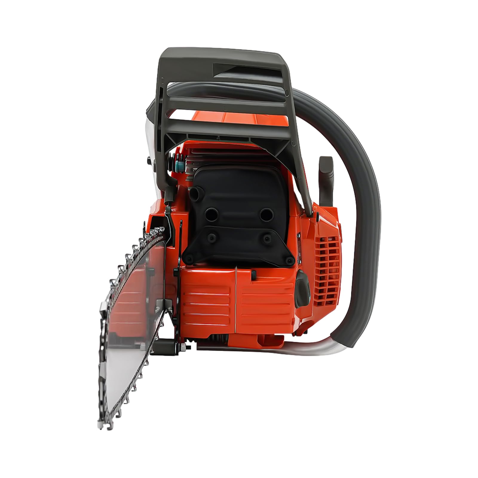 DIFU Motosierra de gasolina de 71 cm³, 28 pulgadas, gasolina, 2 tiempos, motosierra portátil con diámetro de corte de 71 cm, sierra de cadena manual con herramientas, para tijeras de podar, tijeras de