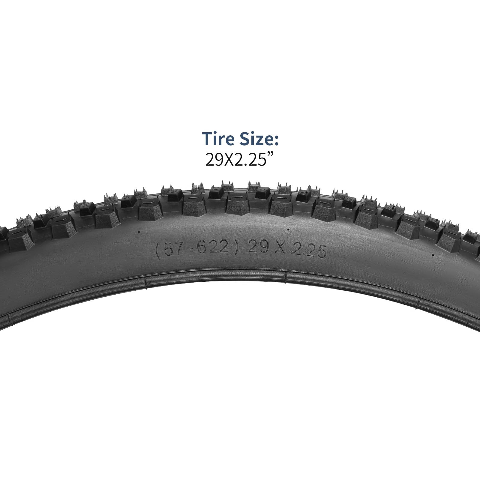 YUNSCM 29 Pulgada Lightweight Montaña Bicicleta Cubierta 29X2.25 (ETRTO 57-622) 120TPI Nylon, Puncture-Resistant, Compatible with 29x2.20 29x2.25 29x2.30 Bicicleta Cubierta-2 PCS (Y-583)