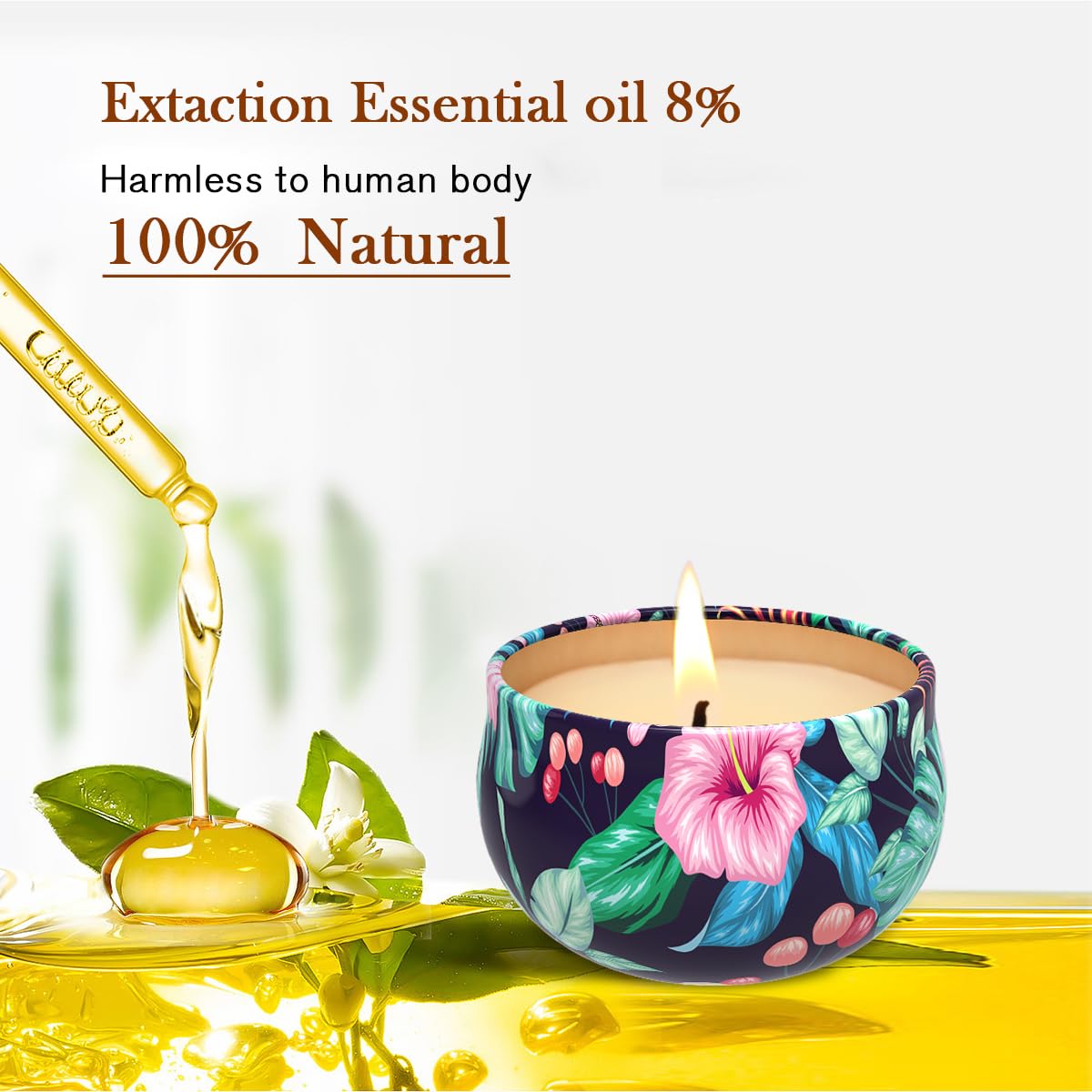 Duftkerzen, Geschenk-Set, 3 Stück Kerzen für Zuhause, langlebiges Sojawachs, Aromatherapie-Kerzen-Set, Geschenke für Frauen mit Geschenkbox