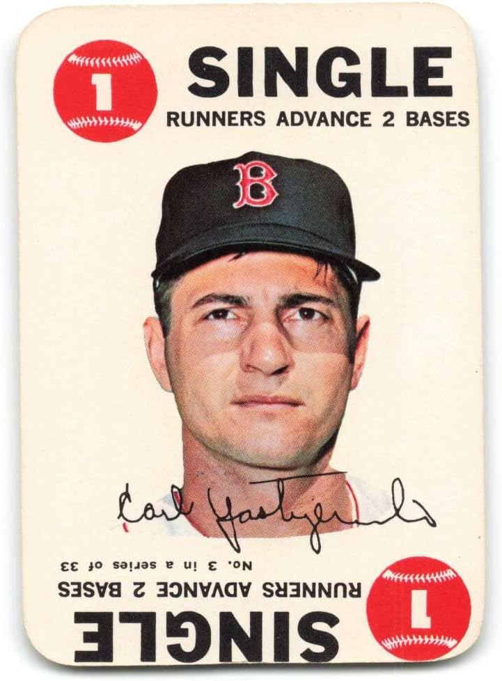 1968 Topps Game #3 Carl Yastrzemski NM+ Boston Red Sox Baseball Trading Card
