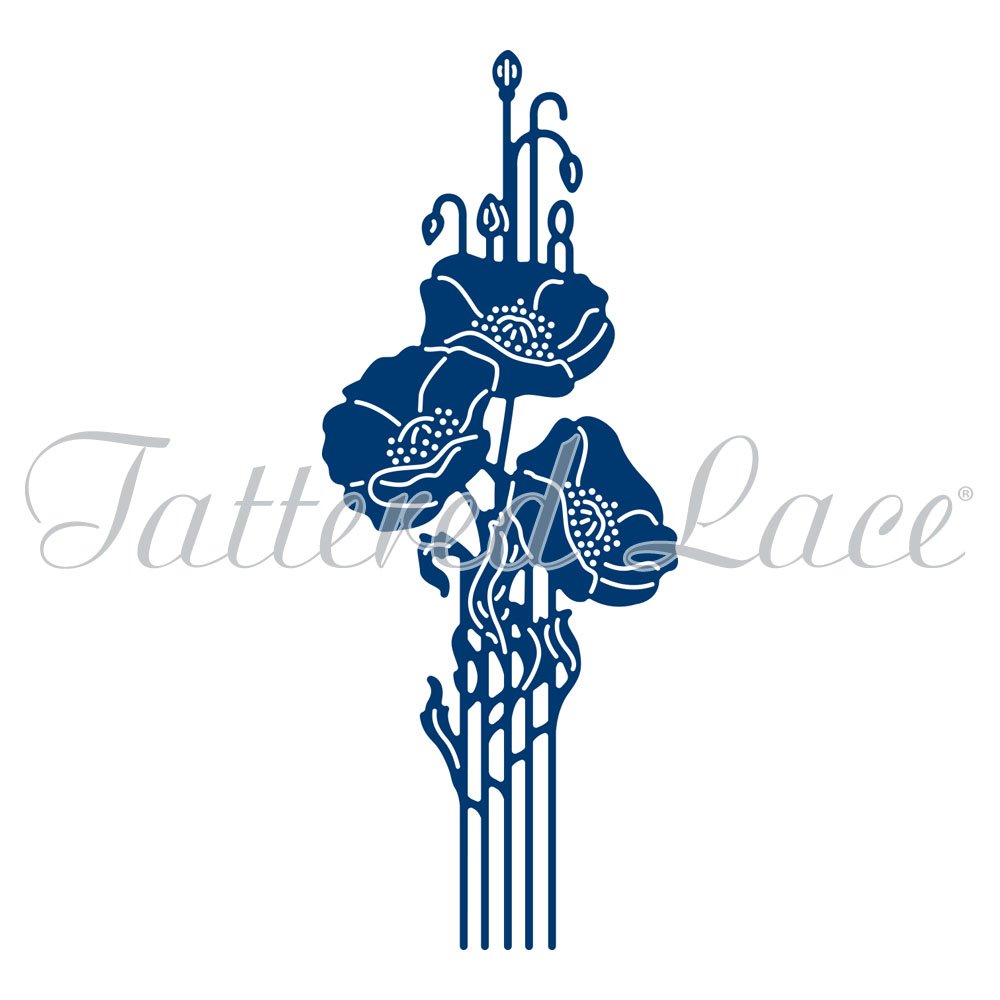 Tattered Lace Essentials Deco Poppy Die - Etl535