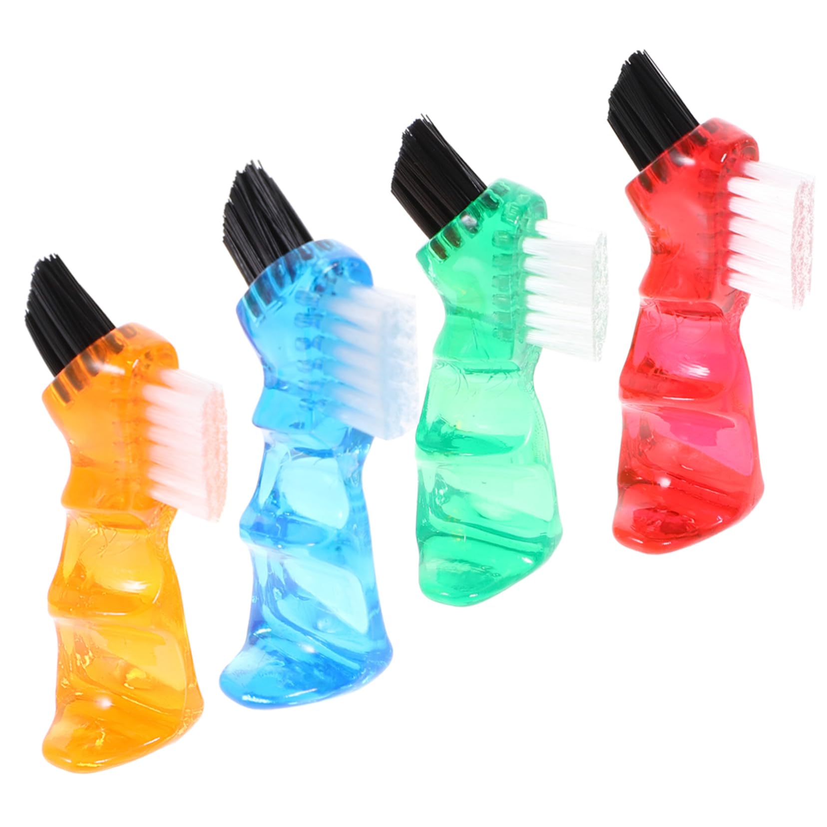 Beaupretty 16pièces Brosse à Dentier Double Tête Portable Brosse De Nettoyage Pour Prothèses Dentaires De Couleurs