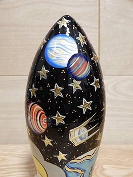 【専用】ロシア☆宇宙マトリョーシカ『ミニロケット宇宙飛行士』White&Pink Amazon | ロシア雑貨 マトリョーシカ ロケットと宇宙飛行士大