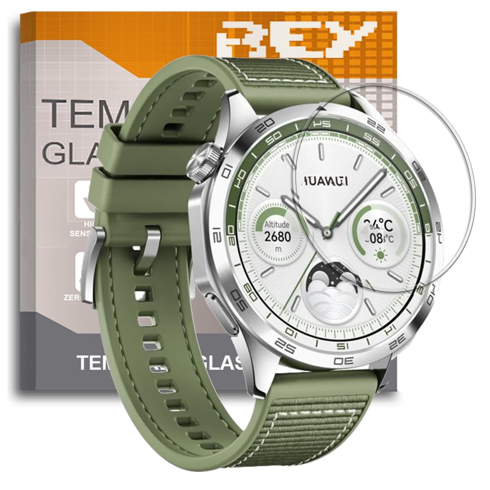 (3 sztuki) Oraniacza Ekranu do HUAWEI WATCH GT 4 46mm, szkło hartowane folia ochronna