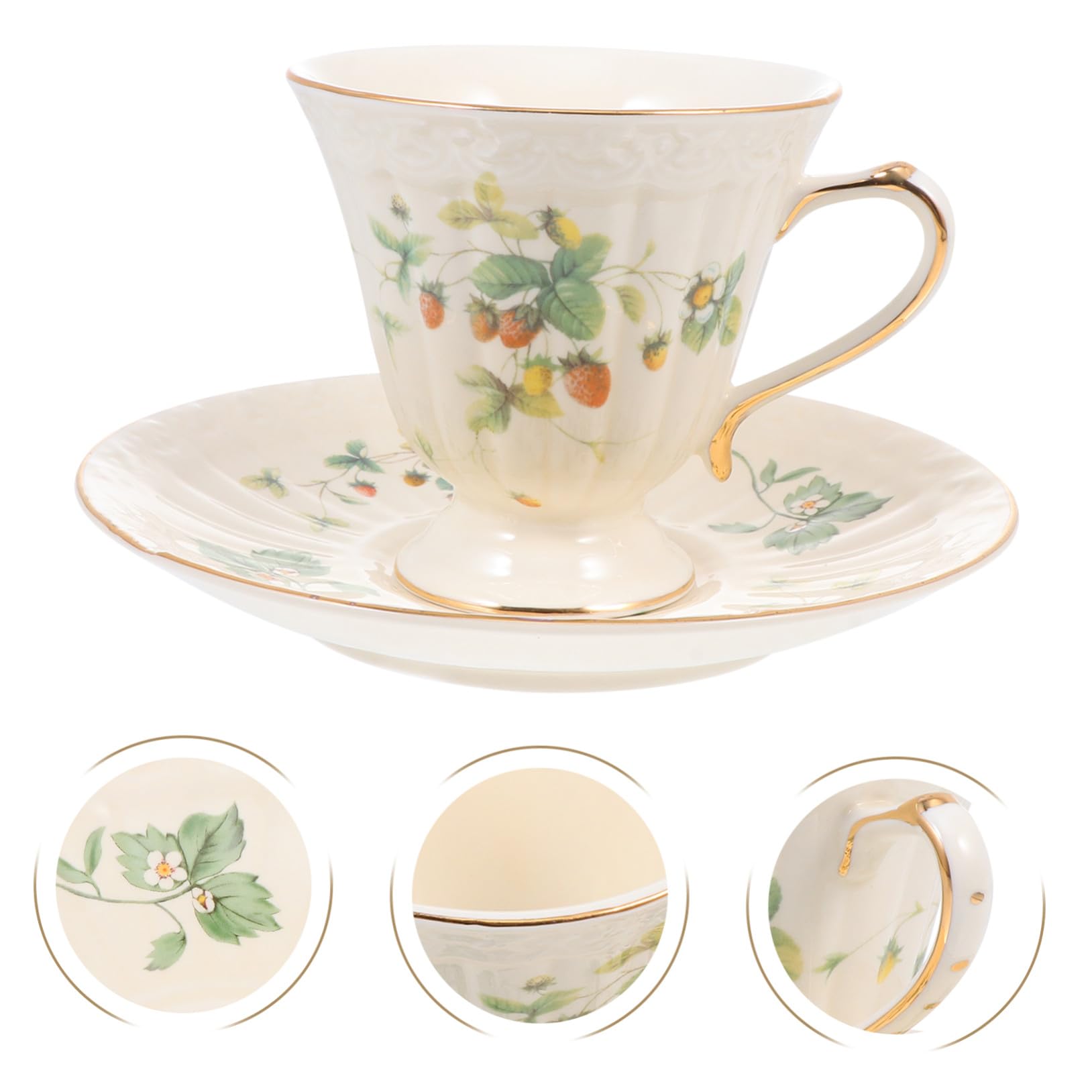 Alipis Vintage Keramik Kaffeetassen Satz Porzellan Becher Tee Tassen Geschirr Für Zuhause Café Geschenk