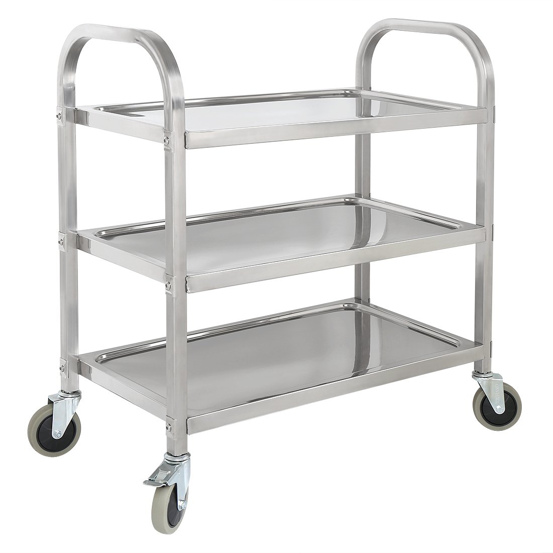 HLC 95 * 50 * 95 cm Acciaio Inossidabile carrello da cucina Carrello Bagno carrello bilancio con 3 livello