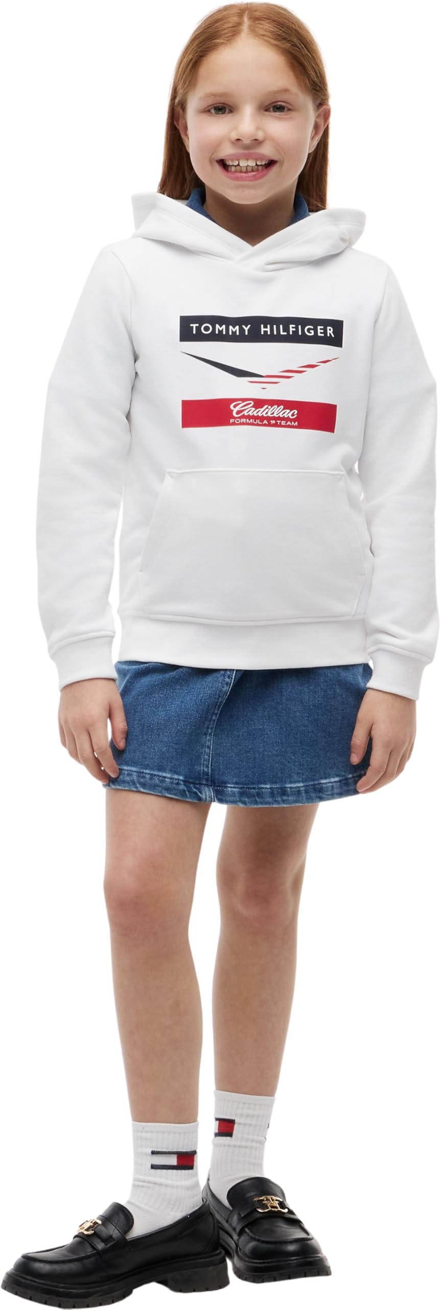 Tommy Hilfiger TH X Cf1 Chevron Hoodie Ks0ks00778 Sudaderas Unisex niños (Pack de 1)