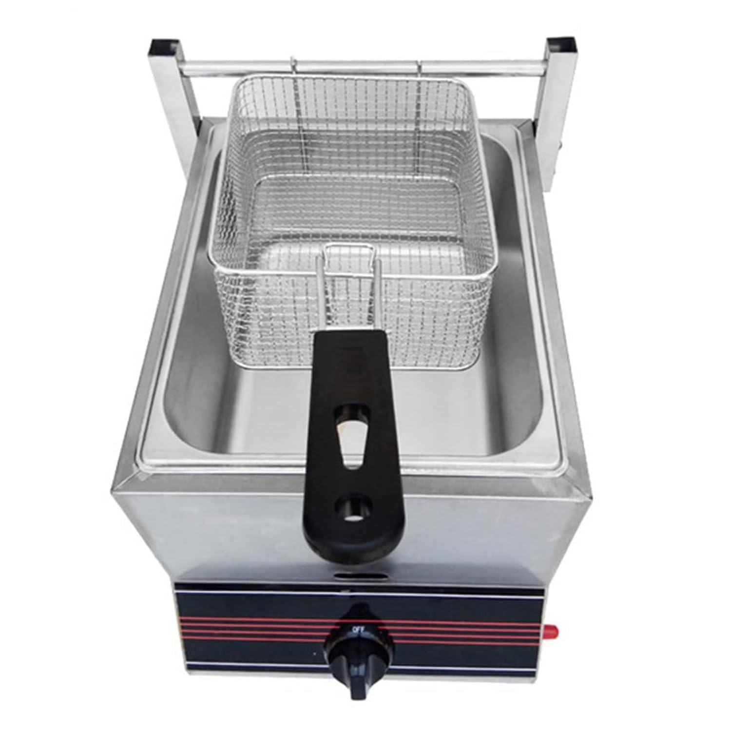 Friteuse Gpl avec Panier Amovible, Contrôle Indépendant De La Température, Adaptée Aux Supermarchés Et Aux Restaurants De Restauration Rapide,A