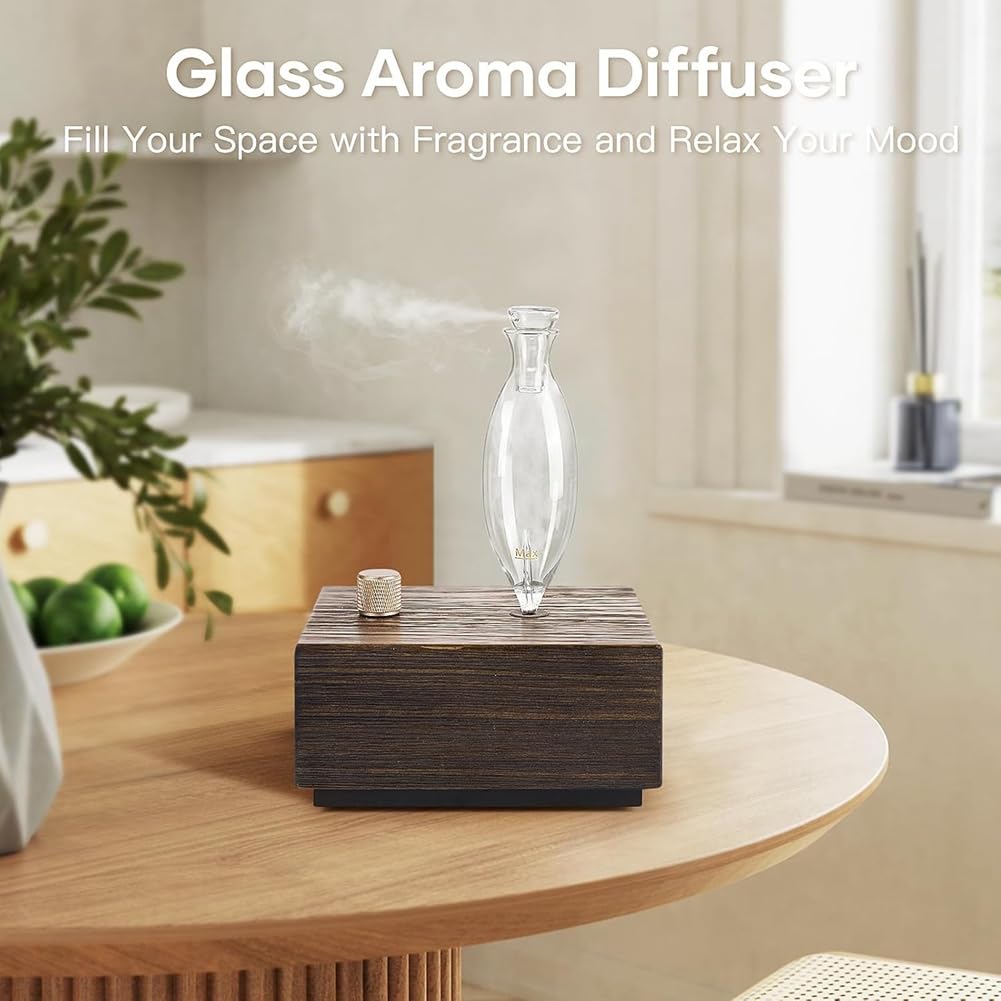 Difusor de Aceites Esenciales Sin Agua, Difusor de Aromas para el Hogar y Habitaciones Grandes, Difusor de Fragancias de Aromaterapia de Última Generación.