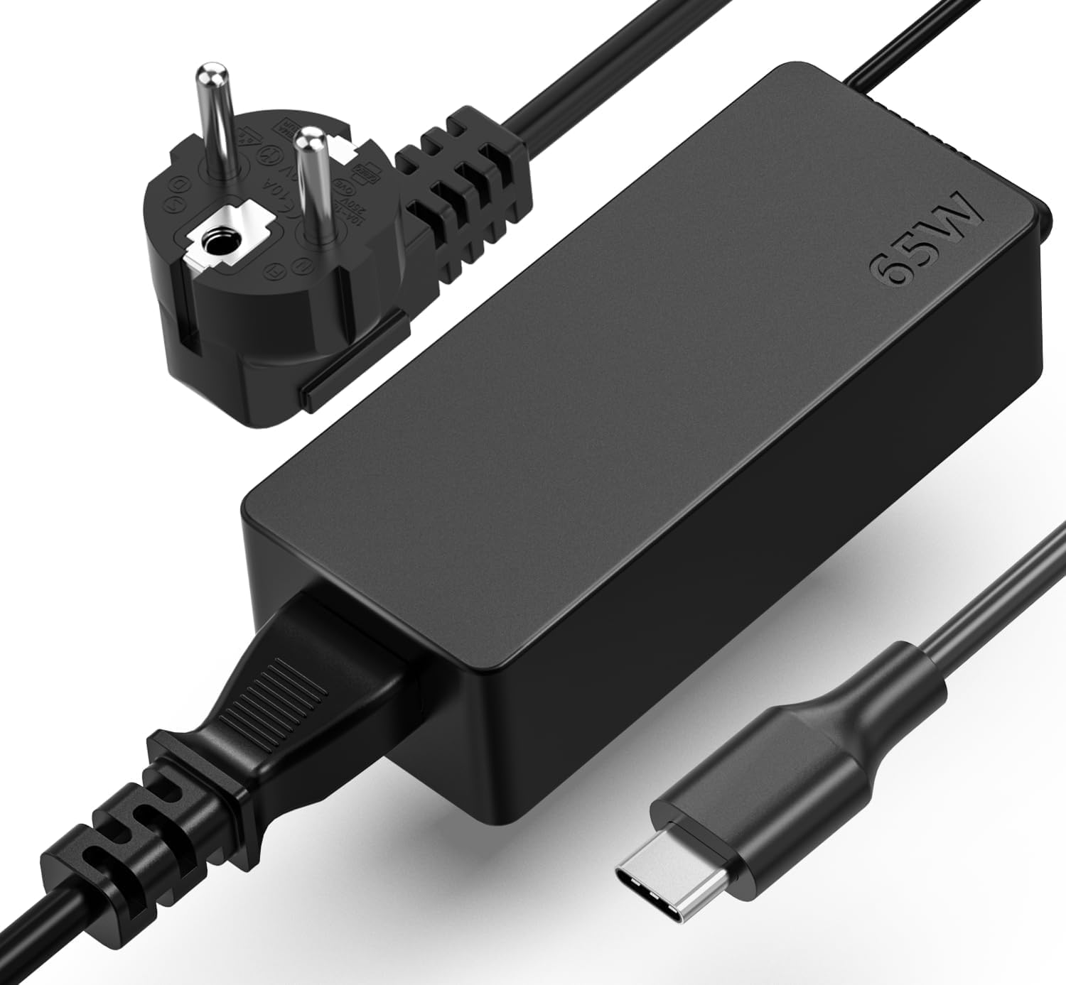 65W Ladekabel Laptop USB C Netzteil Kompatibel mit Lenovo ThinkPad X1 Carbon T14 T15 T480 T490 T590 T580 E480 E490 E580 E590 E595 Yoga C740 720 730 720-13ikb 730-13ikb 910 Ladegerät Type C Adapter