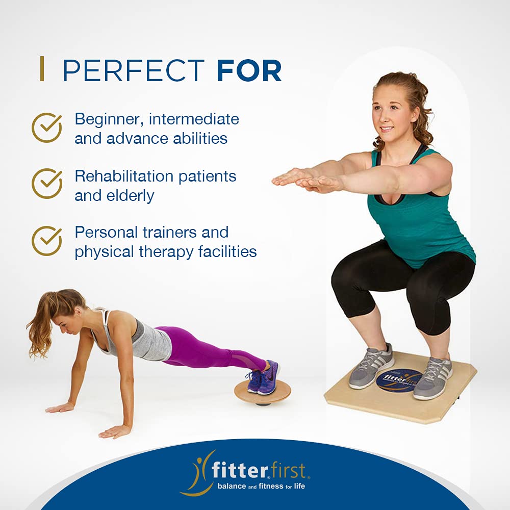 Amazon | Fitterfirstのバランスボードキット | Fitter First