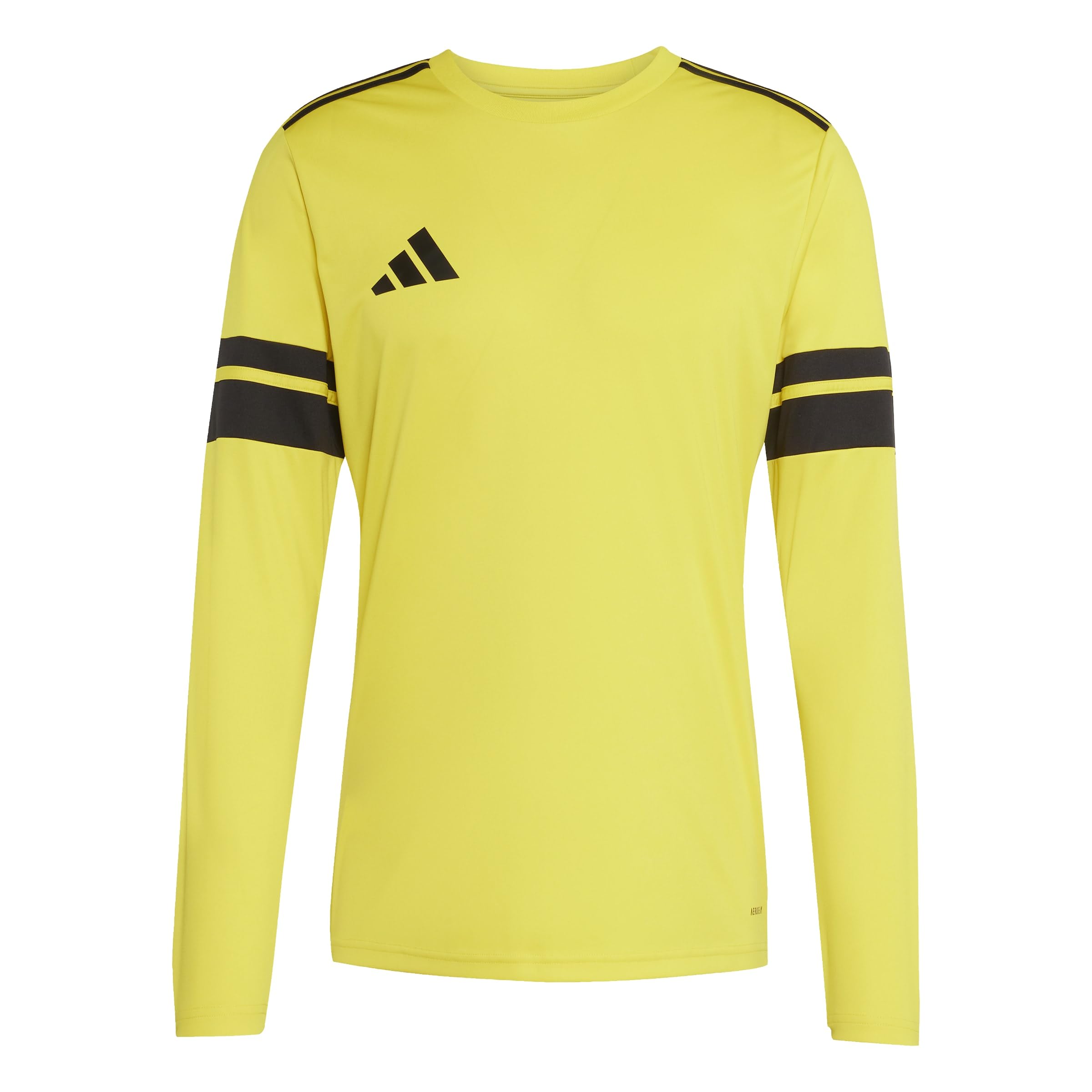 adidas Men's Squadra25 Jersey Long Sleeve Shirt, Team Yellow/Black, XS