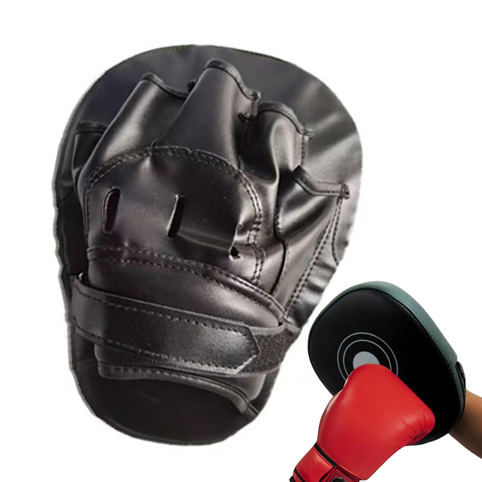 – Punching Mitts,PU Leather Exercise Equipment,Punch Mitts | for Small Space Home Daily Routine Women Practice Martial Arts Men Indoor Gym
