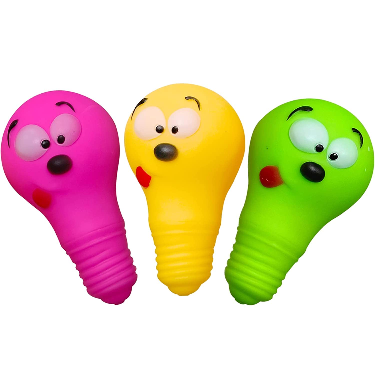 Smart Pups Squeaky Toys for Puppy,Bulb Shaped Teething, Dog Chew Christmas Small Dogs Squeaker Latex Rubber Soft Ball Chewing Teething (Pack of 1) (B0BW48B7QR) Amazon Price History, Amazon Price Tracker