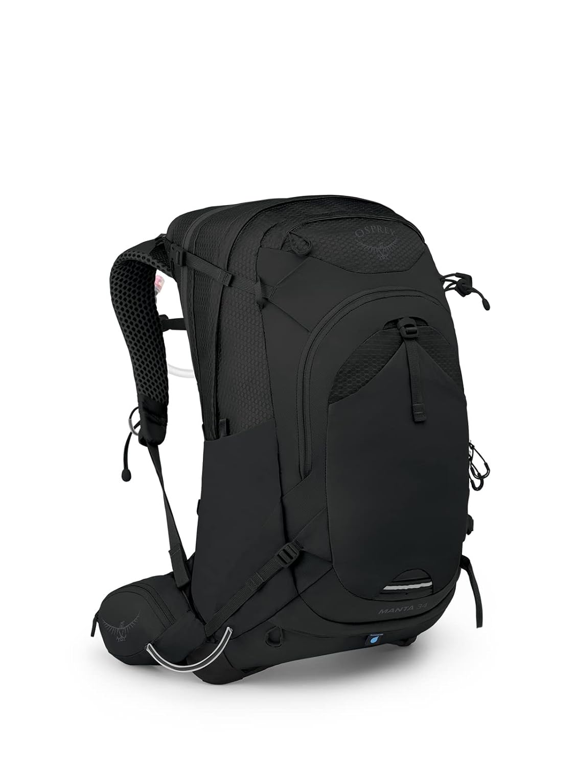 Osprey Manta 34L Mens Hiking Backpack with Hydraulics Reservoir Black