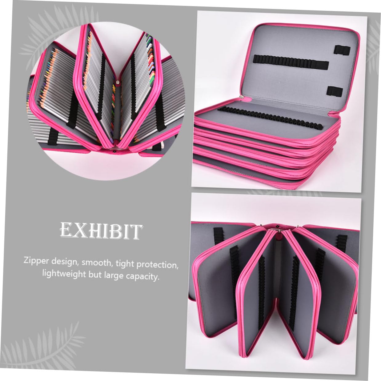 DOITOOL Astuccio Portapenne Grande Capacità Borsa Matite Resistente e Leggera Multifunzionale per Viaggio e Scuola