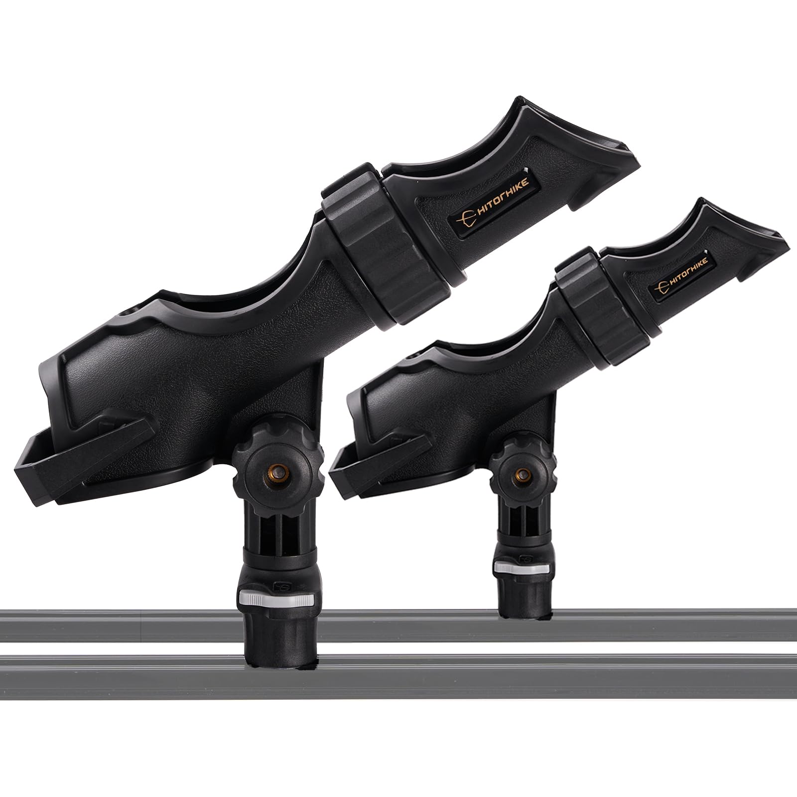 HITORHIKE Fishing Rod Holder Universal Fit Kit Allows for 360-degree Adjustment Kayak Fishing Boat Powerlock Rod Holder