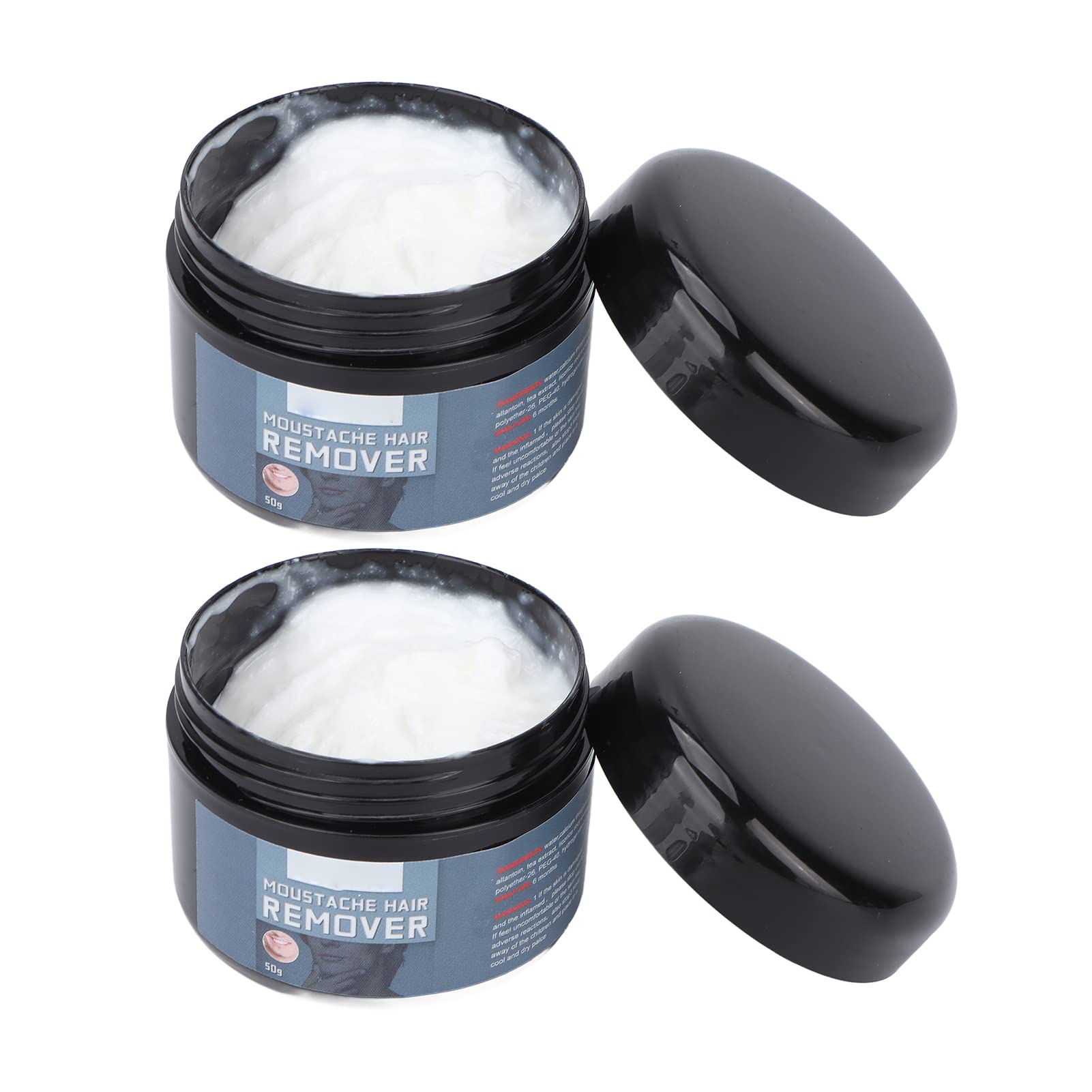 Hair Removal Cream,ANGGREK 2pcs 1.8oz Men Hair Removal Cream Depilatory Cream Professional Painless Gentle Depilatory Cream for Arms Undera