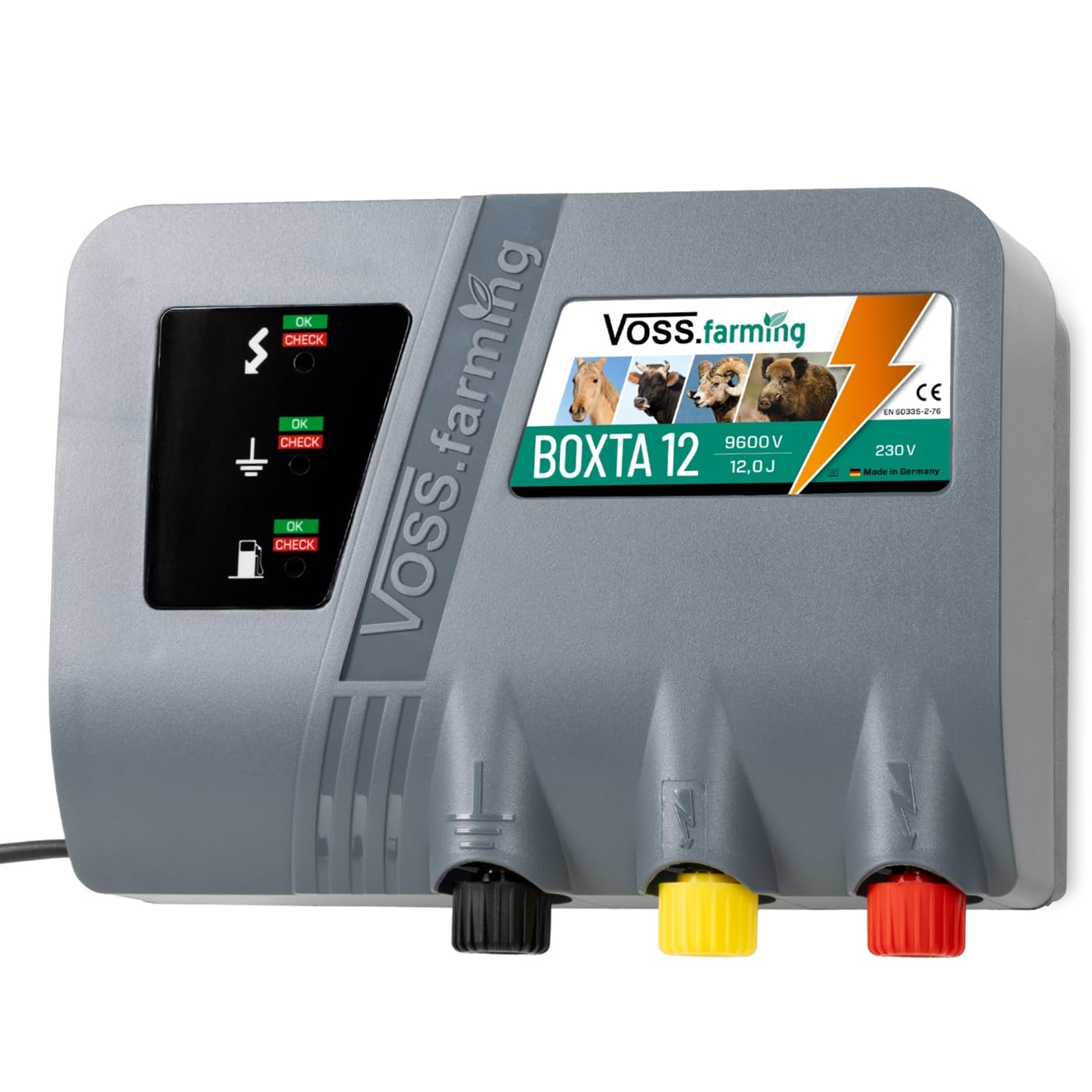 VOSS.farming BOXTA 12 Weidezaungerät 230V 12 Joule für Lange Zäune bis 70km
